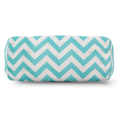 Coussin en coton à chevrons