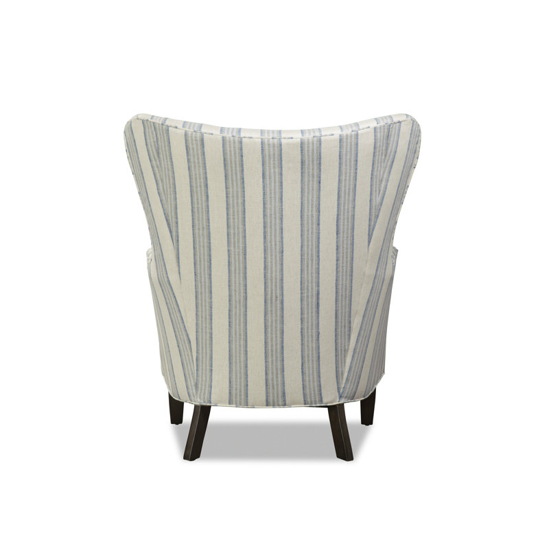 Atlas Wingback Chair, Ida Light Gray