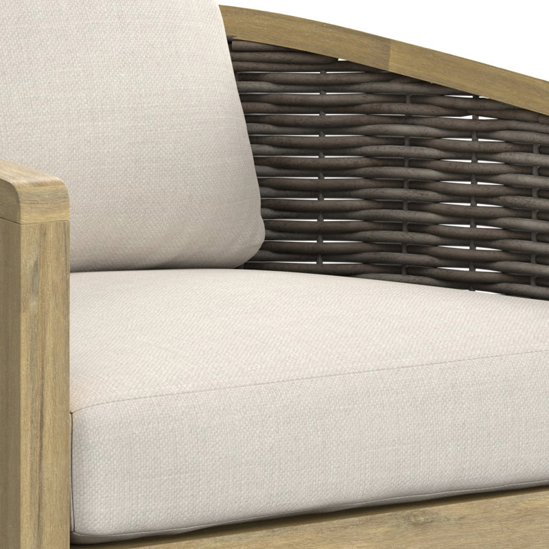 Chaise de patio avec coussin Parksac