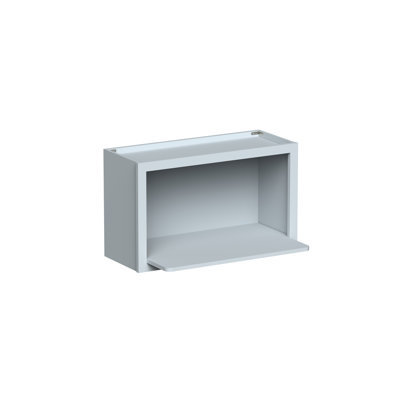 DL Cabinetry (Ready-To-Assemble) Shaker Style Wall Microwave Cabinet W30" x H18" x D12" - Dove Grey