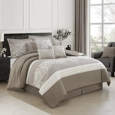 Ensemble d'édredon en jacquard 7 pièces Margret