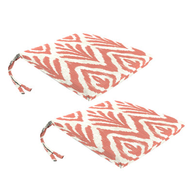 16" x 16" Outdoor Seat Cushion with Ties (Set of 2)