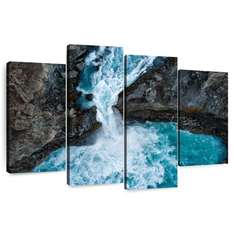 Alvord Aldeyjarfoss Waterfall, 32" H x 52" W