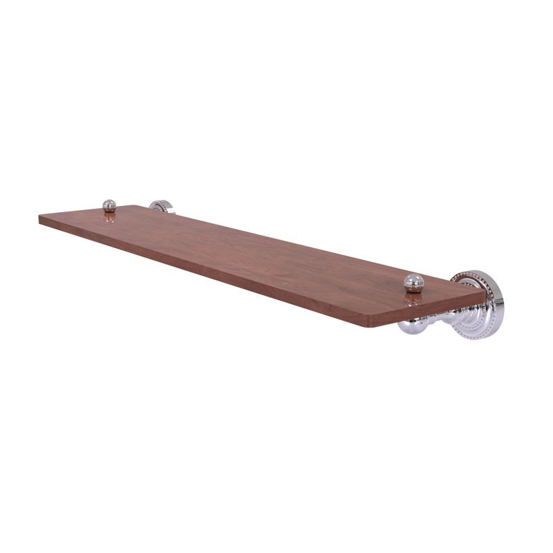 Marchmont Bracket Shelf, Polished Chrome, 2.5" H x 22" W x 5" D