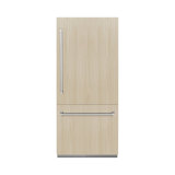 ZLINE 36 in. Panel Ready Built-In Bottom Freezer Refrigerator w/ Graphite Gray Interior