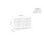Marquitta 6 Drawer 127.5Cm W Dresser-18318640
