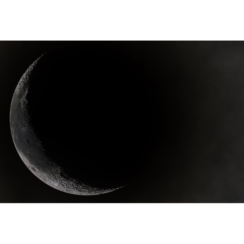 Young Moon by INchendio - Wrapped Canvas Print, 20cm H x 30cm W x 3.8cm D
