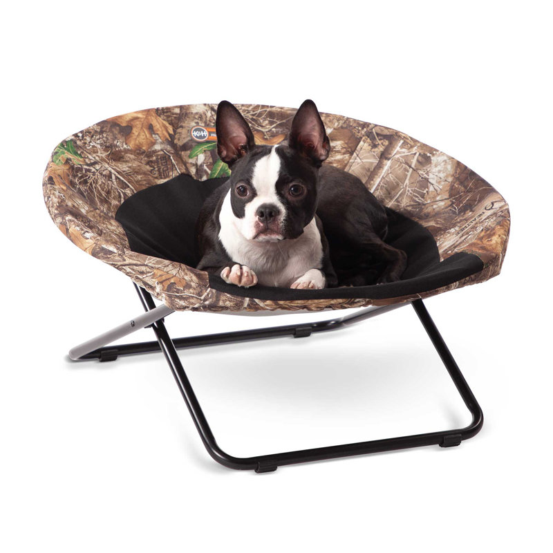 Polyester Pet Bed, Medium (24" W x 24" D x 13.5" H), Camo