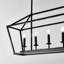 Industriel noir mat 5 - salon, luminaire suspendu linéaire pour la salle à manger, la chambre à coucher, le couloir, la cuisine à suspendre moderne, îlot