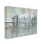 «Ocean Water Bridge Reflection Abstract Blocked Cityscape» par Nan - Peinture-70550395-70550398