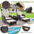 Toneesha 2 - Person Outdoor Seating Group with Cushions