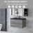 Angela 36" Fully Assembled Single Floating Vanity Wall-Mounted Bathroom Vanity with Integrated Quartz Sink, 2 Drawers-1846715317