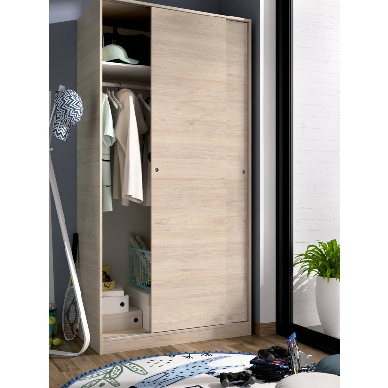 2 Door Manifactured Wood Wardrobe