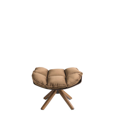 69cm Wide No Pattern Footstool Ottoman
