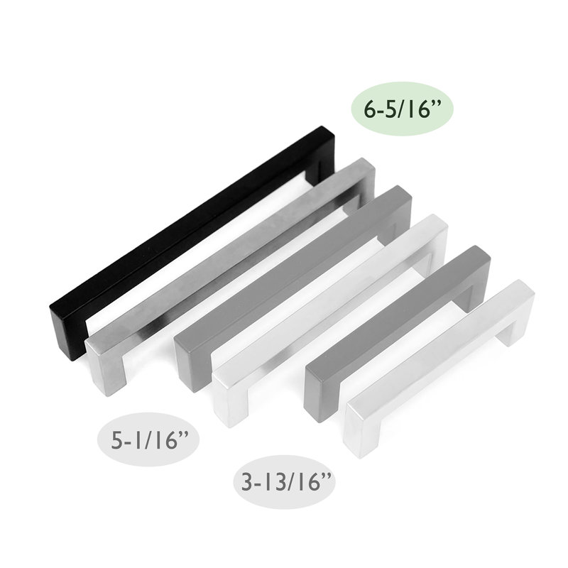 6 5/16" Center Bar Pull Multipack, Brushed Nickel