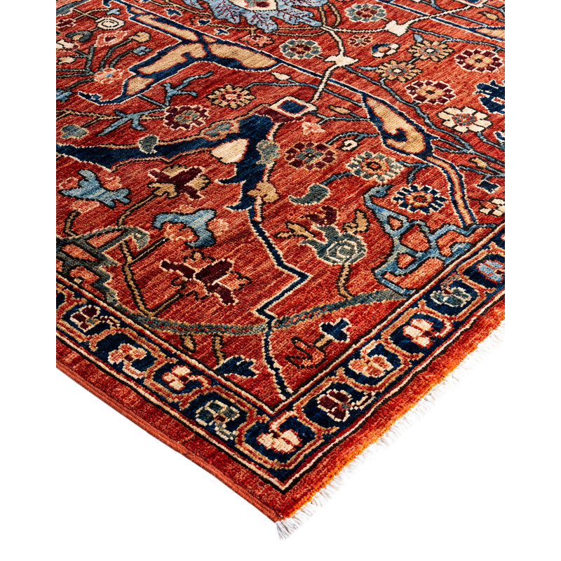 Serapi One-of-a-Kind Rectangle 8'11" X 11'10" Hand Knotted Area Rug