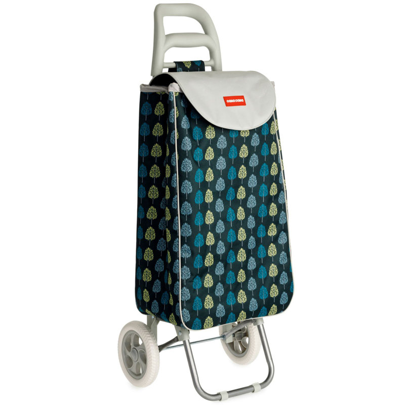 Casa & Casa 107cm H x 122cm W Shopping Trolley with Wheels