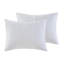 Housse de couette texturée 4 pièces en coton blanc