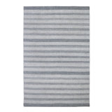 Pebble Striped Area Rug in Blue Gray