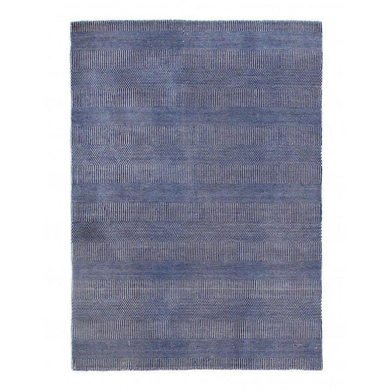 Striped Area Rug in Blue