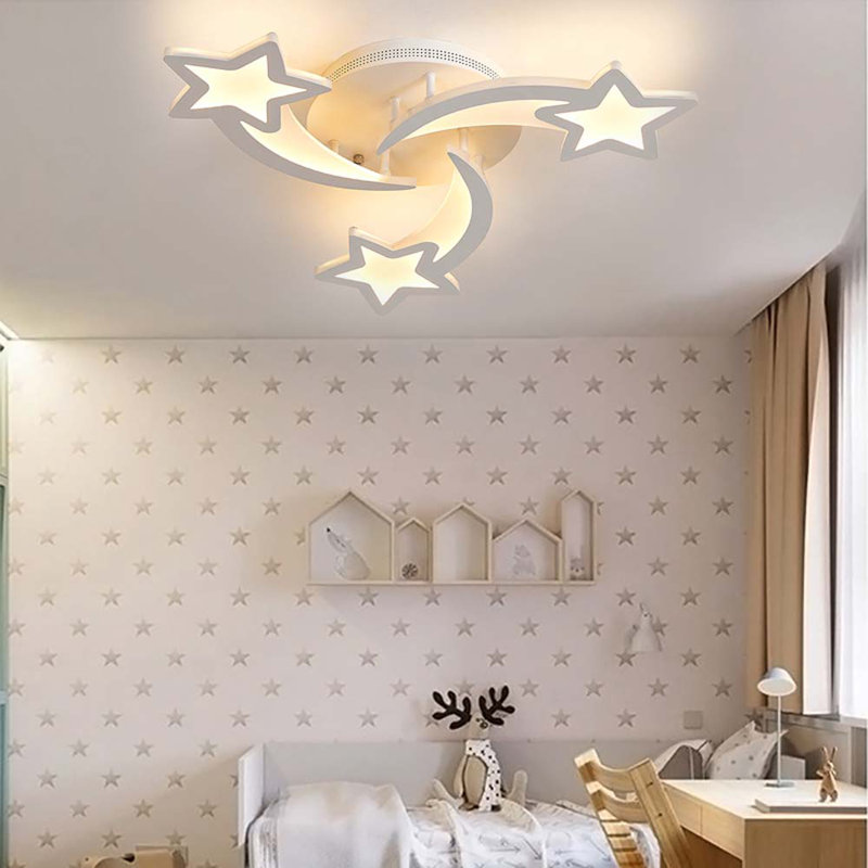 Acrylic LED Semi Flush Mount