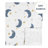 Moon Bear Satin Fitted Crib Sheet