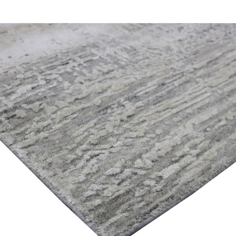 Linen Abstract Area Rug, Rectangle 12' x 15'