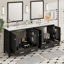 Meuble-lavabo 72 po avec lavabo en céramique et rangement-705608522