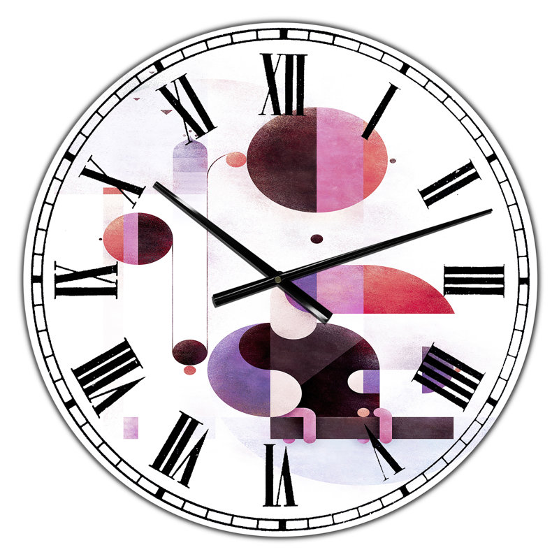 Horloge murale arc-en-ciel surdimensionnée Rainbow Swinger, Petit