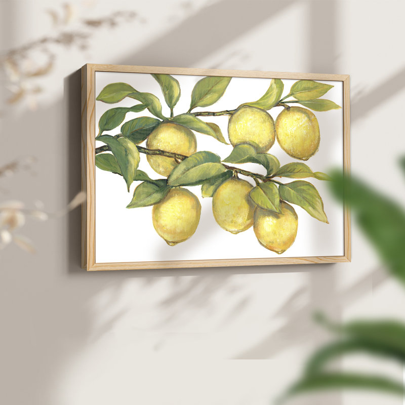 Ripe for Picking II -Framed Print - Restickable, 22" H x 28" W, Natural