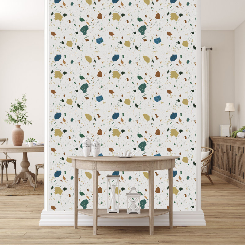 Panneau de papier peint Rahshan, L 18,75 po x L 25 po, Vinyle