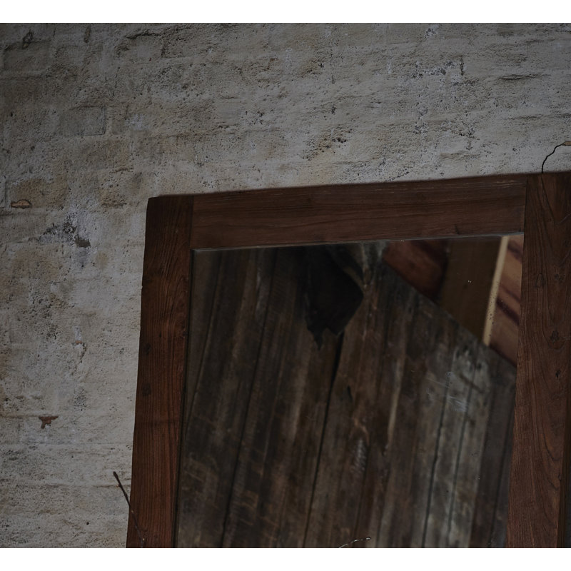 Lucas Wood Flat Wall Mirror