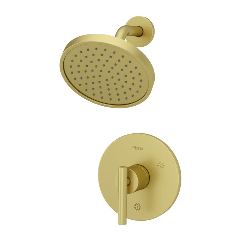Contempra Volume Control Shower Faucet, Brushed Gold