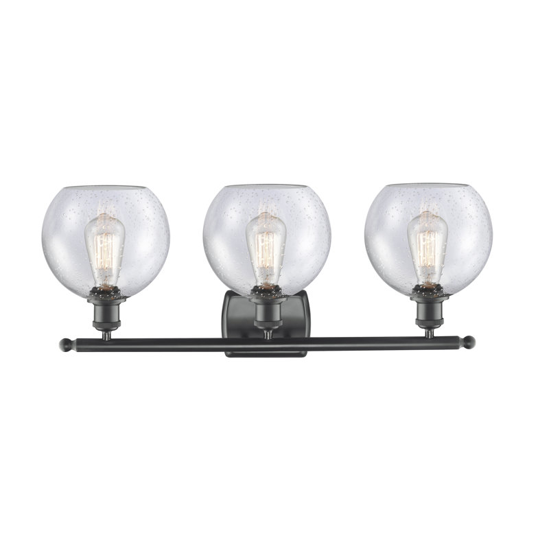Cindi 3 - Light Vanity Light, Incandescent, Matte Black