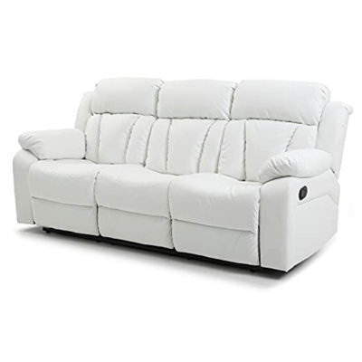 Mowery Daria Faux Leather Dual Reclining Sofa