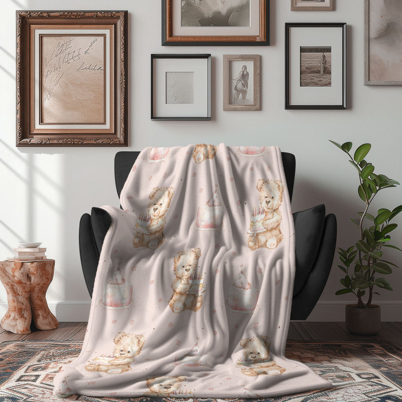 Couverture de qualité supérieure 1 pièce Roseat, L 60 po x L 80 po