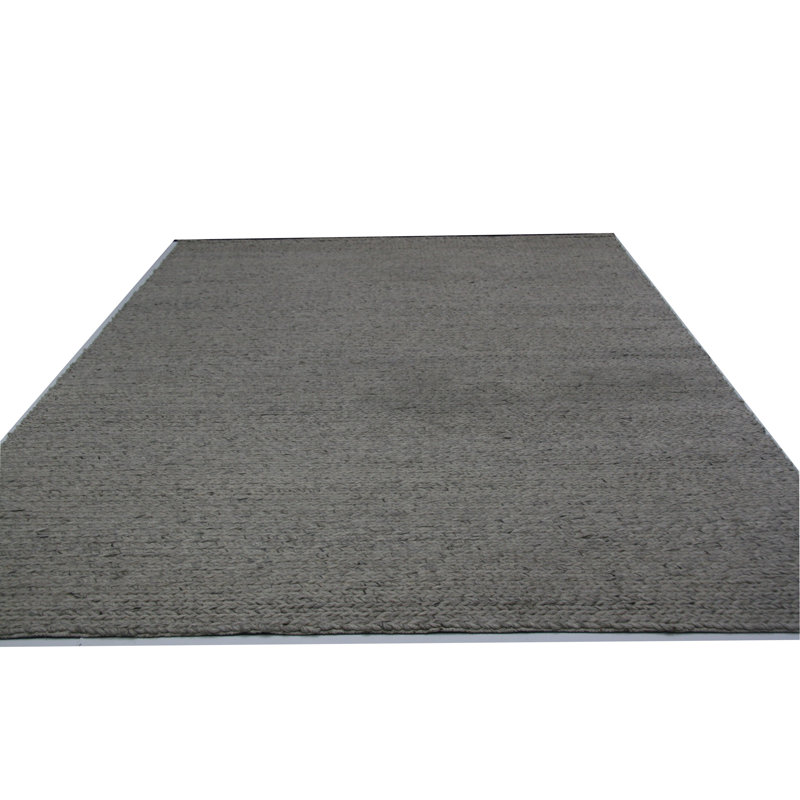Wool Area Rug in Oatmeal, Rectangle 8'6" x 11'8"