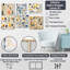 Centerville - Ensemble de 5 impressions sur toile florales-103334930