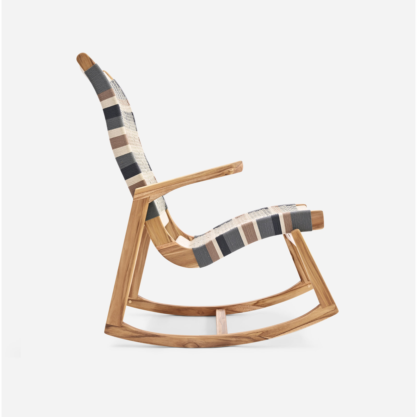 Amador Rocking Chair, Serena Pattern, Natural