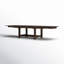 Table de salle à manger extensible en bois d'hévéa Schœnberg