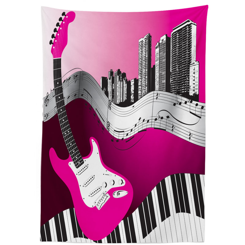 Music Tablecloth, 70" L x 52" W