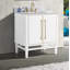 Meuble-lavabo simple 30 po avec comptoir en marbre de Carrare Ewen-1727171068-1727171067-1727171066