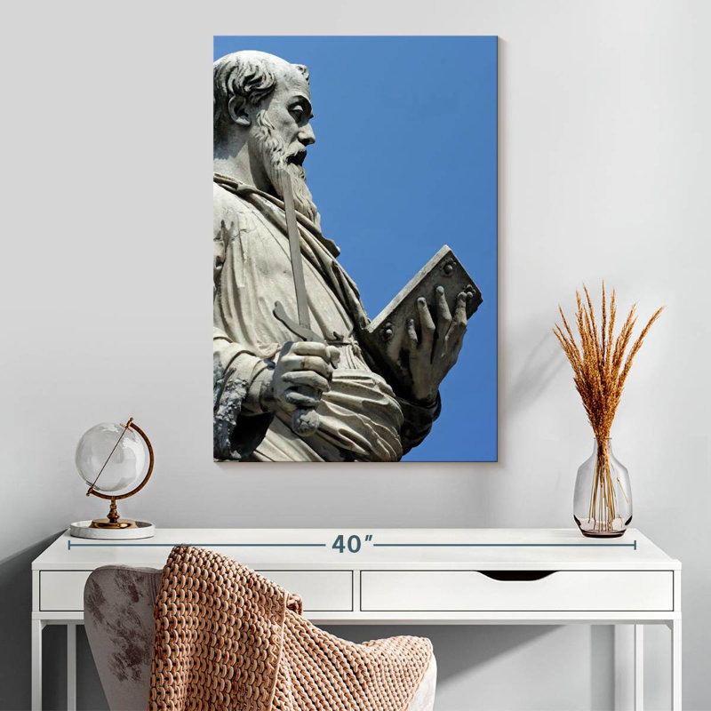 Adella Ponte Sant'Angelo St Paul Statue, 30" H x 20" W