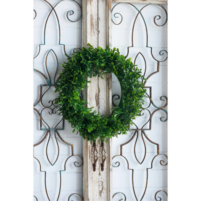 2 Greenery Wreaths, Home Wedding Beautification, Doorway Artificial Plastic Wreaths Wall Window Decoration,