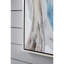 Ensemble de 2 peintures à l'huile abstraites modernes allongées, art mural