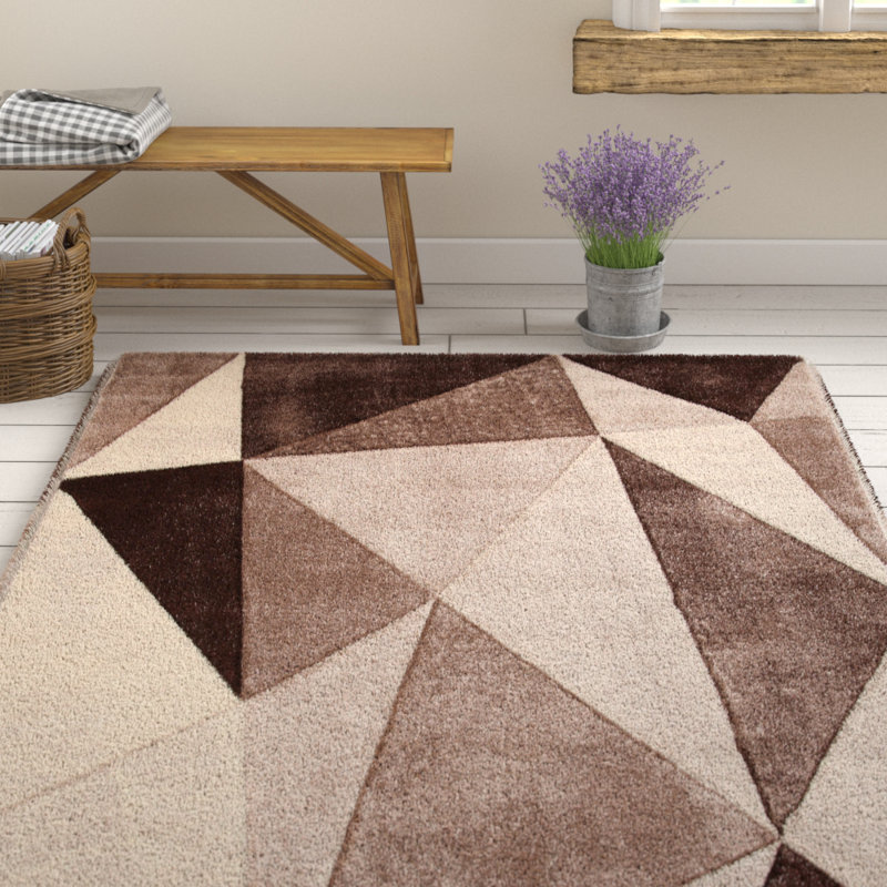 Square Rala Abstract Area Rug, Rectangle 200 x 300cm