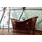67" Hammered Double Slipper Bathtub With Rings-99023269