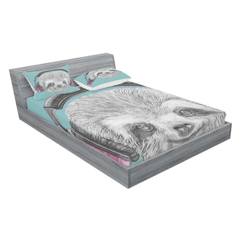 Microfiber Sheet Set, Full Sheet Set with Fitted Sheet