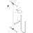 Unica C Wall Bar with Hose-5957244