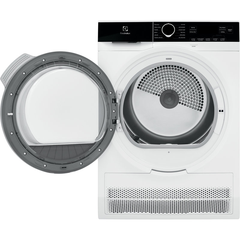 Electrolux 4 Cubic Feet Cu. Ft. Electric Stackable Dryer with Reversible Door in White